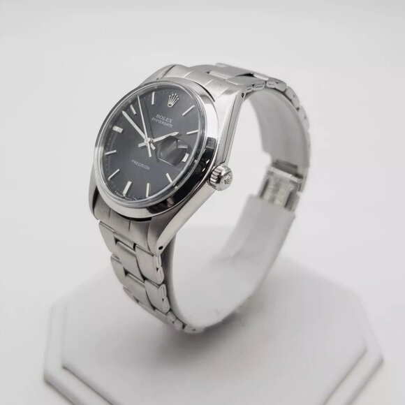 Sale! Rolex Black Dial Men's Oyster Watch - Picture 2 of 6